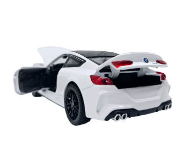 Метална кола BMW M8 със звук 1:32 