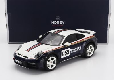 Метална кола Porsche 911 Dakar 2023 Roughroads Norev 1:18 - 187240