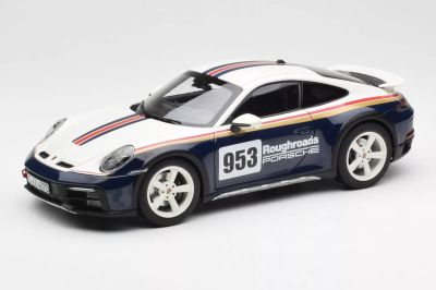 Метална кола Porsche 911 Dakar 2023 Roughroads Norev 1:18 - 187240