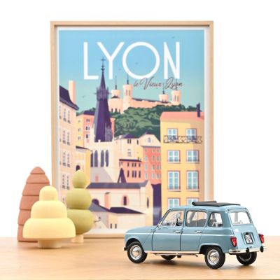 Метална кола Renault 4 L 1966 Norev 1:18 - 185255