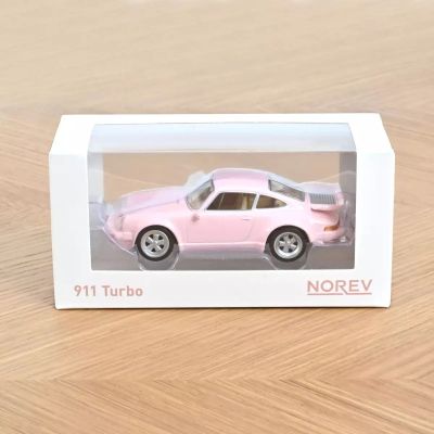 Металeн автомобил Porsche 911 Turbo 1978 Pink Jet-car 1/43 Norev 750052