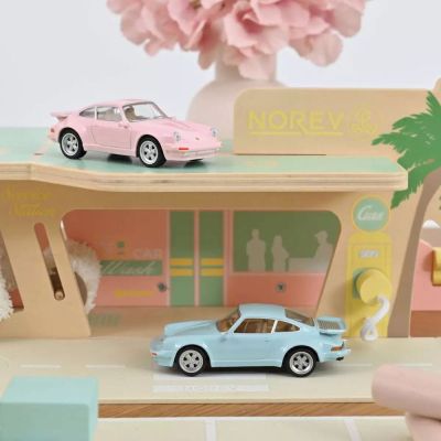 Металeн автомобил Porsche 911 Turbo 1978 Blue Jet-car 1/43 Norev 750053