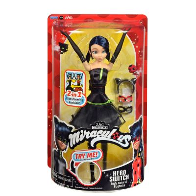 MIRACULOUS Калинката и Котарака кукла Калинка с геройско преобразяване