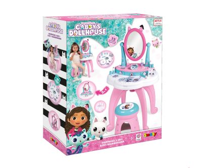 Тоалетка за красота 2 в 1 Gabby's Dollhouse Smoby 7600320254