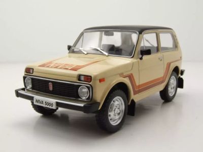 Метална кола Lada Niva 5000 Beige 1980 WHITE BOX 124224