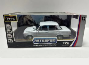 Метална кола Lada ВАЗ 2106 бяла 1:24 - 2413