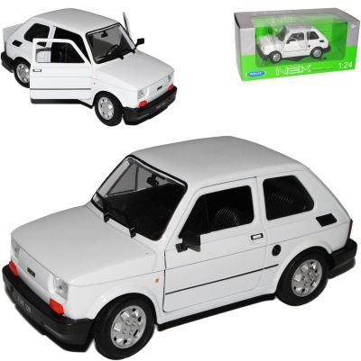 Метална кола Polski Fiat 126 Welly 1:24