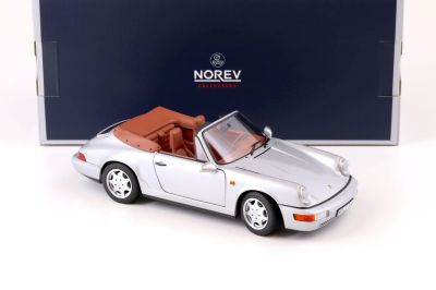 Метална кола Porsche 911 Carrera 2 Cabriolet 1990 Norev 1:18 - 187330
