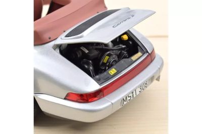 Метална кола Porsche 911 Carrera 2 Cabriolet 1990 Norev 1:18 - 187330
