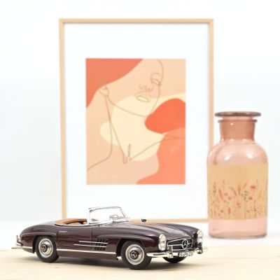Метална кола Mercedes-Benz 300 SL Roadster 1957 Norev 1:18 - 183891