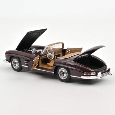 Метална кола Mercedes-Benz 300 SL Roadster 1957 Norev 1:18 - 183891