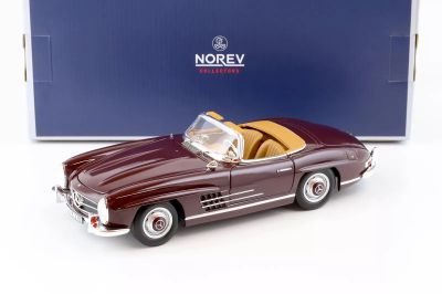 Метална кола Mercedes-Benz 300 SL Roadster 1957 Norev 1:18 - 183891