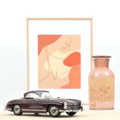 Метална кола Mercedes-Benz 300 SL Roadster 1957 Norev 1:18 - 183891