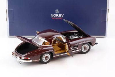 Метална кола Mercedes-Benz 300 SL Roadster 1957 Norev 1:18 - 183891