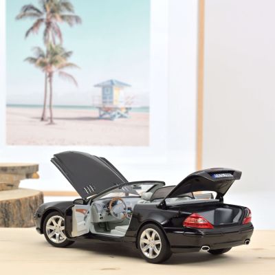 Метална кола Mercedes-Benz SL 500 2003 Norev 1:18 - 183840