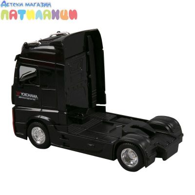 Метален камион с ремарке Mercedes Benz Actros Yokohama Bburago 1/43 