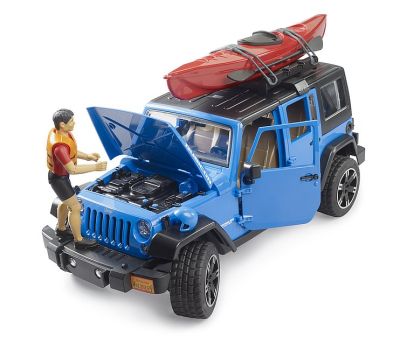 Джип Jeep Wrangler Rubicon Unlimited с каяк Bruder 02529