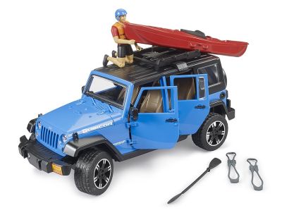 Джип Jeep Wrangler Rubicon Unlimited с каяк Bruder 02529