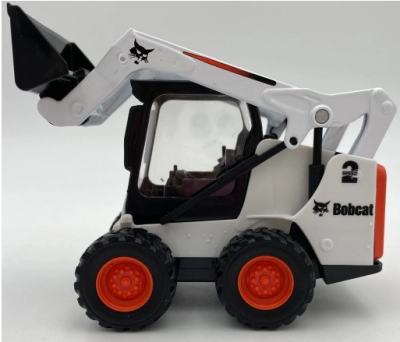 Метален камион Mercedes Benz Actros с ремарке и Bobcat Bburago 1/43 