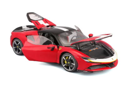 Метална кола Ferrari SF90 Stradale Assetto Fiorano Signature Bburago 1:18  