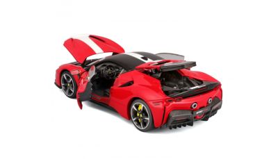 Метална кола Ferrari SF90 Stradale Assetto Fiorano Signature Bburago 1:18  