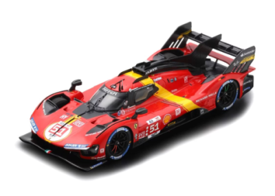 Метална кола Ferrari Racing 499P LMH Bburago 1:18  