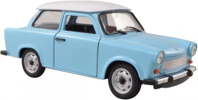 Метална кола Trabant 601 blue Welly 1:24