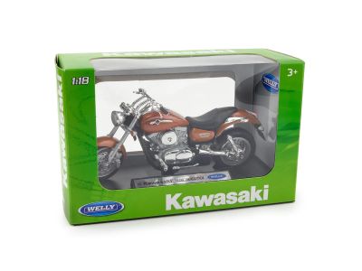 Мотор Kawasaki Vulcan 1500 Mean Streak 2002 Welly 1:18