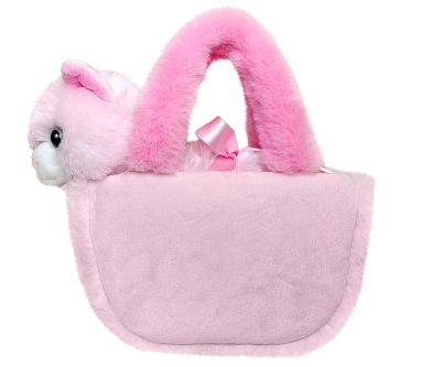 Плюшено Коте в чантичка дъга Aurora 220814G 