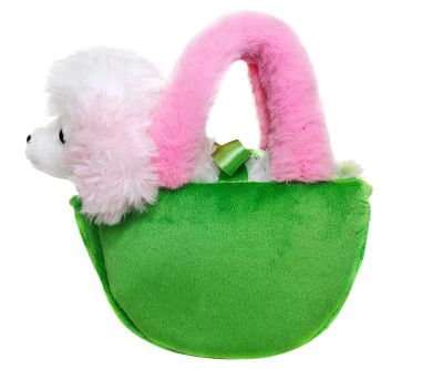 Плюшено кученце Пудел в чантичка Aurora 240061A 