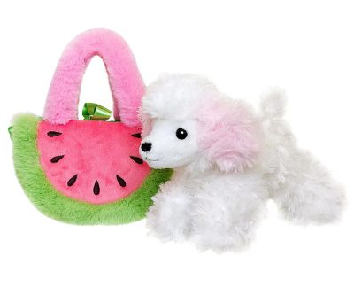 Плюшено кученце Пудел в чантичка Aurora 240061A 