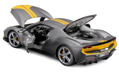 Метална кола Ferrari 296 GTB Assetto Fiorano Bburago 1:18  