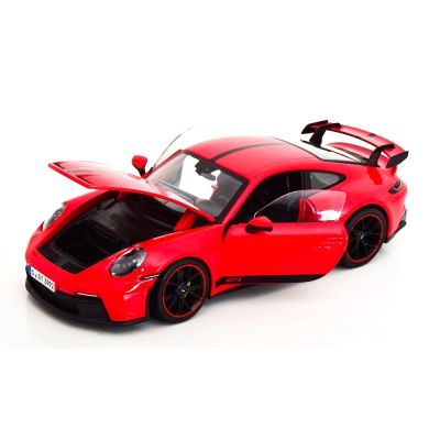 Метална колa Porsche 911 GT3 2022 Maisto 1:18 - 36458 red