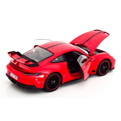 Метална колa Porsche 911 GT3 2022 Maisto 1:18 - 36458 red