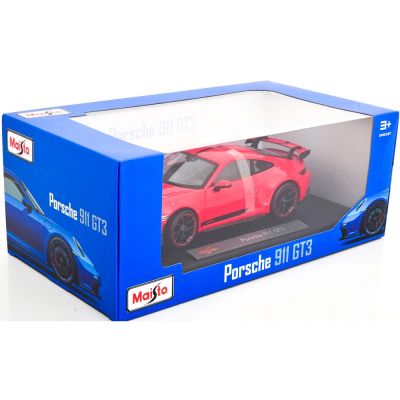Метална колa Porsche 911 GT3 2022 Maisto 1:18 - 36458 red