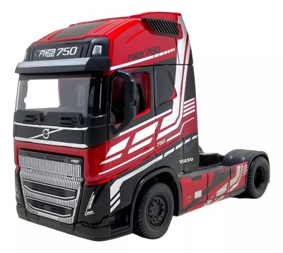 Метален камион Volvo FH16 Globetrotter 750 XXL red Bburago 1/43 
