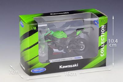 Мотор Kawasaki Ninja ZX-10R Welly 1:18