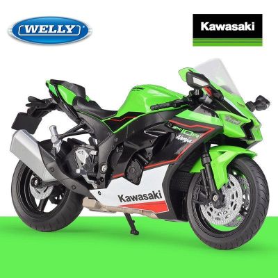 Мотор Kawasaki Ninja ZX-10R Welly 1:18