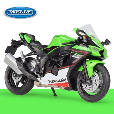 Мотор Kawasaki Ninja ZX-10R Welly 1:18