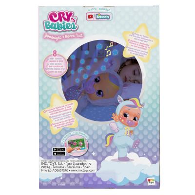 IMC Плачеща кукла CRYBABIES Лека нощ Jenna Звездно небе