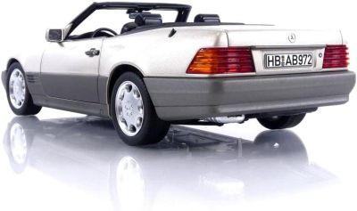 Метална кола Mercedes-Benz 500 SL 1989 Norev 1:18 - 183719