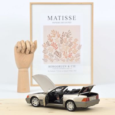 Метална кола Mercedes-Benz 500 SL 1989 Norev 1:18 - 183719