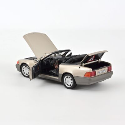 Метална кола Mercedes-Benz 500 SL 1989 Norev 1:18 - 183719