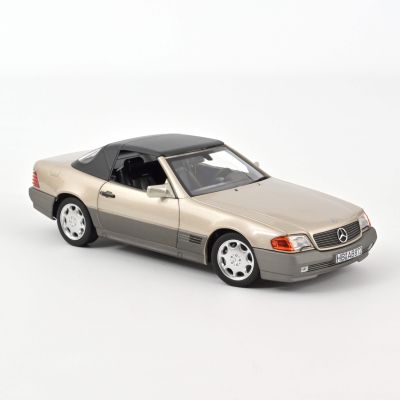 Метална кола Mercedes-Benz 500 SL 1989 Norev 1:18 - 183719