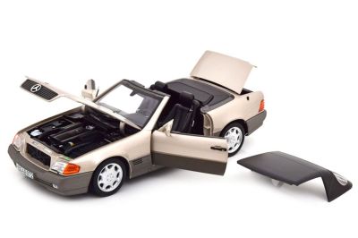 Метална кола Mercedes-Benz 500 SL 1989 Norev 1:18 - 183719
