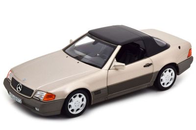 Метална кола Mercedes-Benz 500 SL 1989 Norev 1:18 - 183719