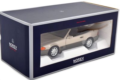 Метална кола Mercedes-Benz 500 SL 1989 Norev 1:18 - 183719