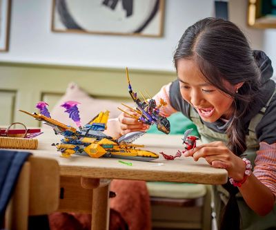 Конструктор LEGO NINJAGO 71833 Супер буреносен джет на Рас и Арин