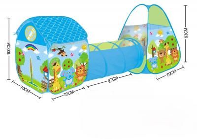 Тента с тунел 3в1 Zoo 995-5007В