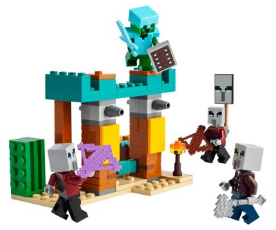 Конструктор LEGO Minecraft 21267 Пустинният патрул на злобарите
